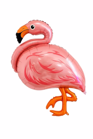 Toptan Flamingo Pembe Folyo Balon
