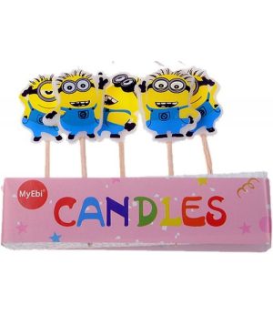 Toptan Minyonlar Mum 5'Li
