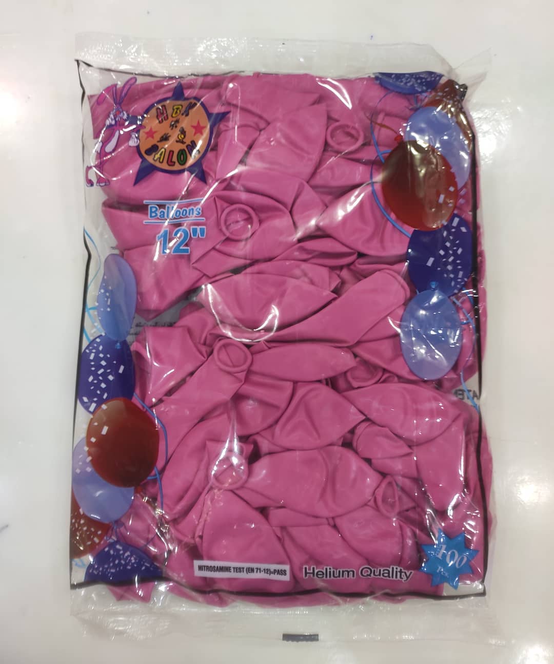 Toptan Hbk Fuşya (Rubi) Pastel Balon 100 Adet