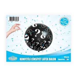 Toptan Cinsiyet Balon Erkek Mavi 24 İnç