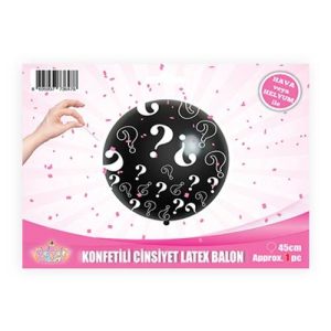 Toptan Cinsiyet Balon Kız Pembe 24 İnç