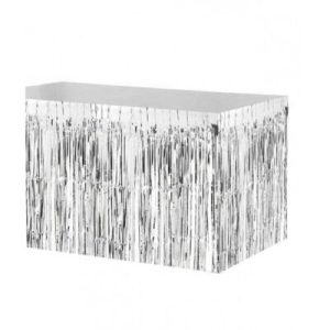 Toptan Gümüş Metalize Masa Kenarı Eteği