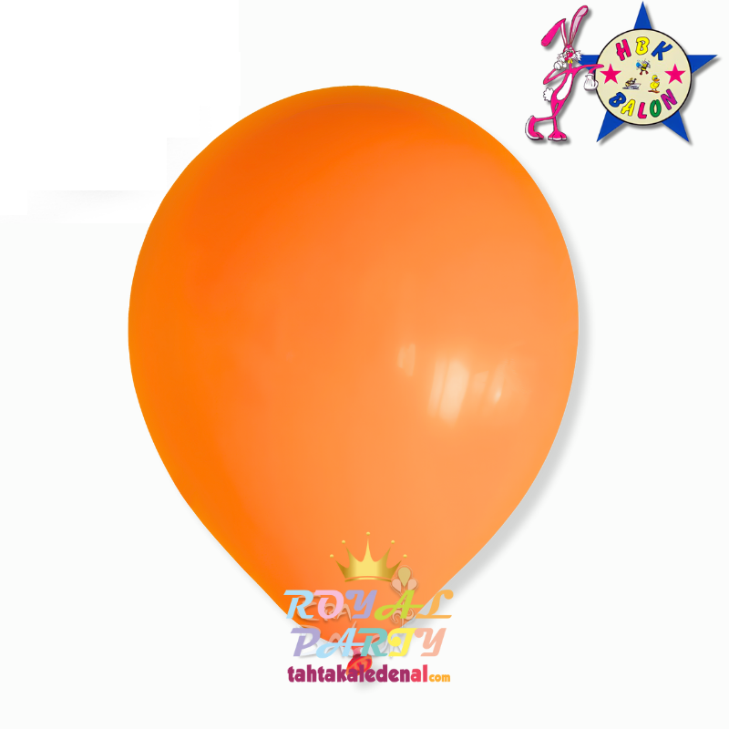 Toptan HBK 12 Inç Turuncu Pastel Balon