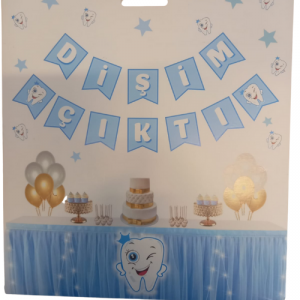 Toptan İlk Dişim Çıktı Mavi Banner