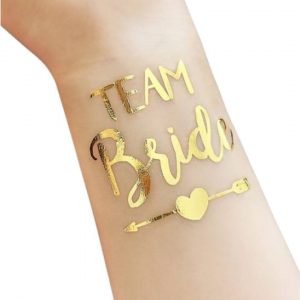 Toptan Team Bride Dövme Gold Altın