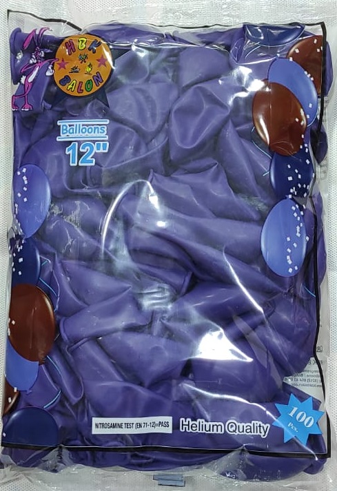 Toptan Hbk Mor Pastel Balon 100 Adet