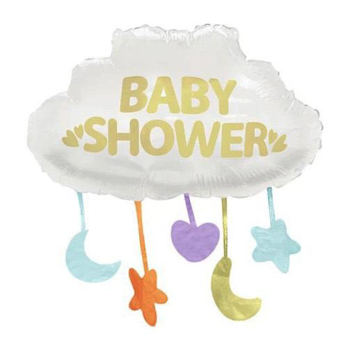Toptan Baby Shower Bulut Folyo Balon
