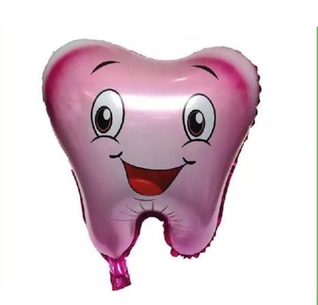 Toptan Pembe Diş Folyo Balon