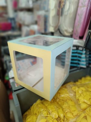 Toptan Rengarenk Balon Kutusu 25 cm