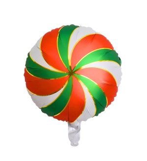 Toptan Kırmızı Yeşil Şeker Folyo Balon