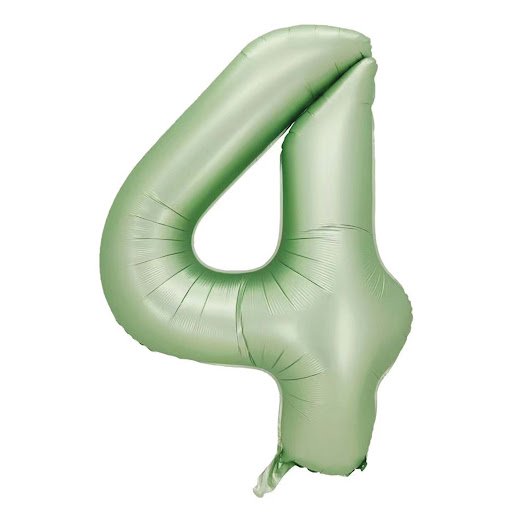 Toptan 4 Rakam İthal 40 İnç Yeşil Folyo Balon