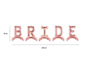 Toptan Ayaklı Bride Rose Folyo Balon