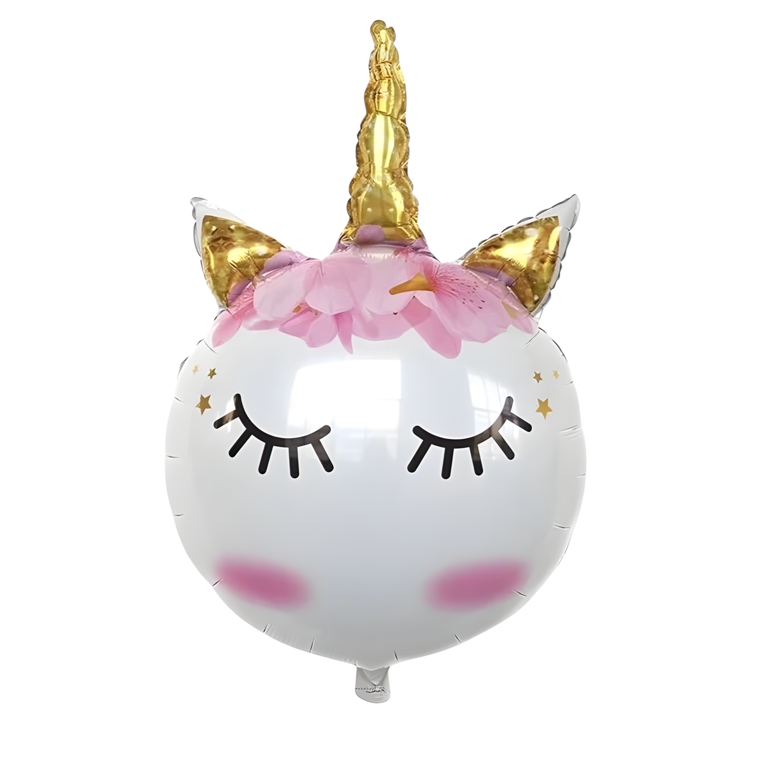 Toptan Eyelash Gold Unicorn Folyo Balon
