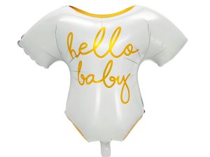 Toptan Hello Baby Elbise Folyo Balon