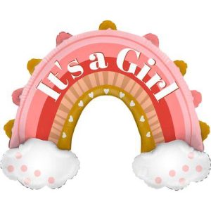 Toptan İts A Girl Gökkuşağı Folyo Balon