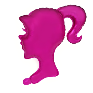 Toptan Bride Pembe Kız Folyo Balon