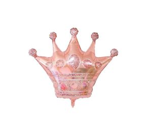 Toptan 30 Inç Rose Taç Folyo Balon