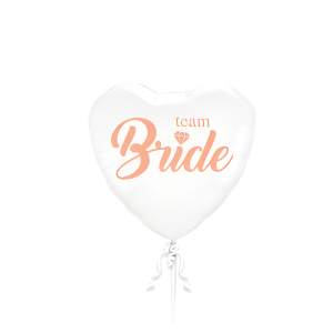 Toptan Team Bride 18″ Kalp Folyo Balon