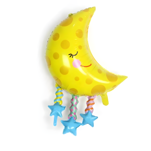 Toptan Yıldızlı Ay Folyo Balon