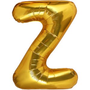 Toptan Z Harf İthal 34 İnç Gold Altın Folyo Balon
