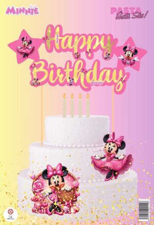 Toptan Minnie Pasta Üstü Kürdan Süs