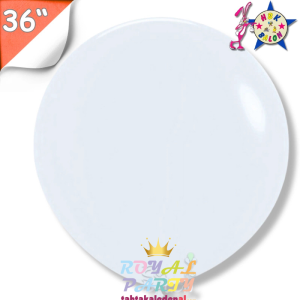 Toptan Hbk 36 İnç Beyaz Jumbo Pastel Balon