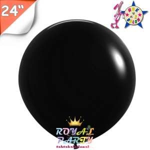 Toptan 24 İnç Hbk Siyah Jumbo Pastel Balon