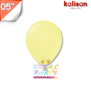 Toptan Kalisan 5’inç Sarı (Macaron Yellow) Makaron Balon