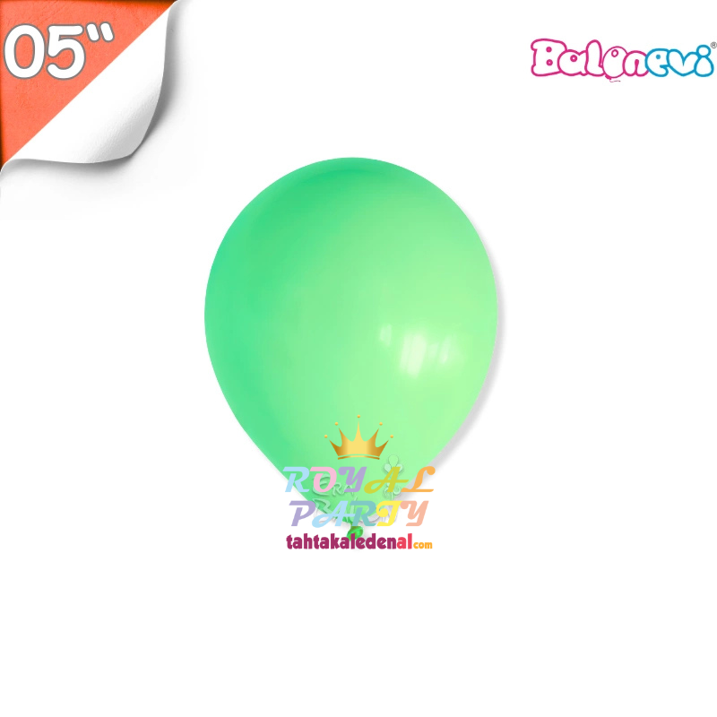 Toptan Balonevi 5 inç Açık Yeşil Pastel Balon