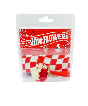 Toptan Hot Flowers Kırmızı Dekoratif Mini Çiçek Buketi
