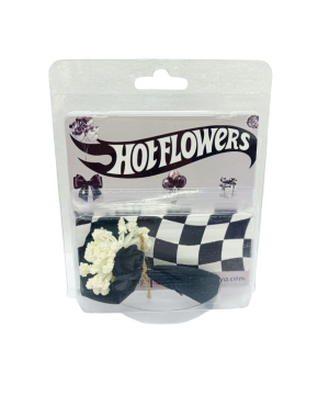 Toptan Hot Flowers Siyah Dekoratif Mini Çiçek Buketi
