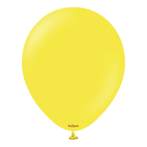 Toptan 12 inç Kalisan Sarı (Yellow) Pastel Balon