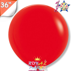 Toptan Hbk Kırmızı Jumbo Pastel Balon 36 İnç