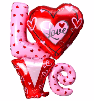 Toptan Love Büyük Folyo Balon
