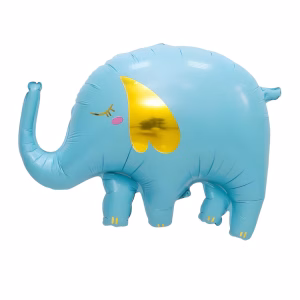 Toptan Mavi Fil Folyo Balon