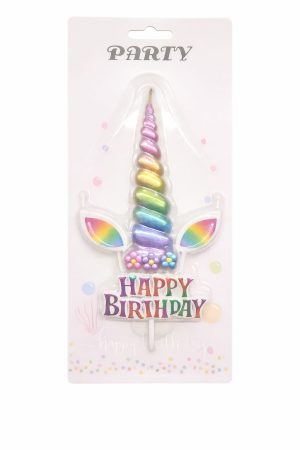 Toptan Unicorn Boynuz Lüks Mum