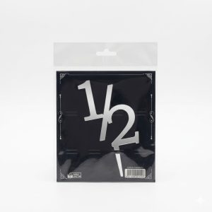 Toptan 1/2 Pasta Üzeri Gümüş Pleksi Pasta Süsü