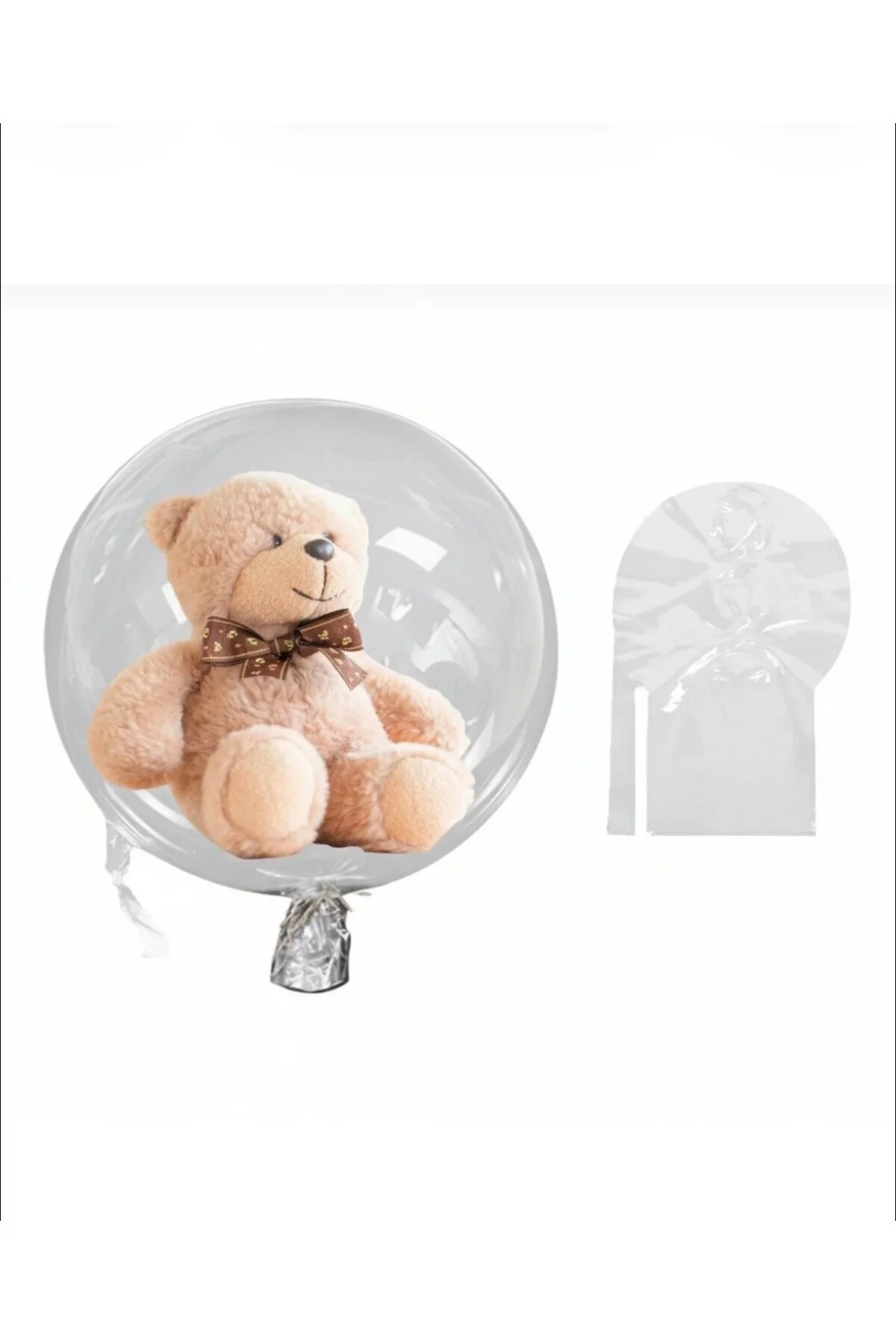 Toptan Çift Ağızlı Şeffaf Bobo Balon 30 İnç