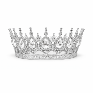 Toptan Gümüşe Gümüş Tam Tur Pasta Tacı