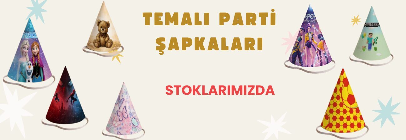 Toptan Temalı Parti Şapkaları